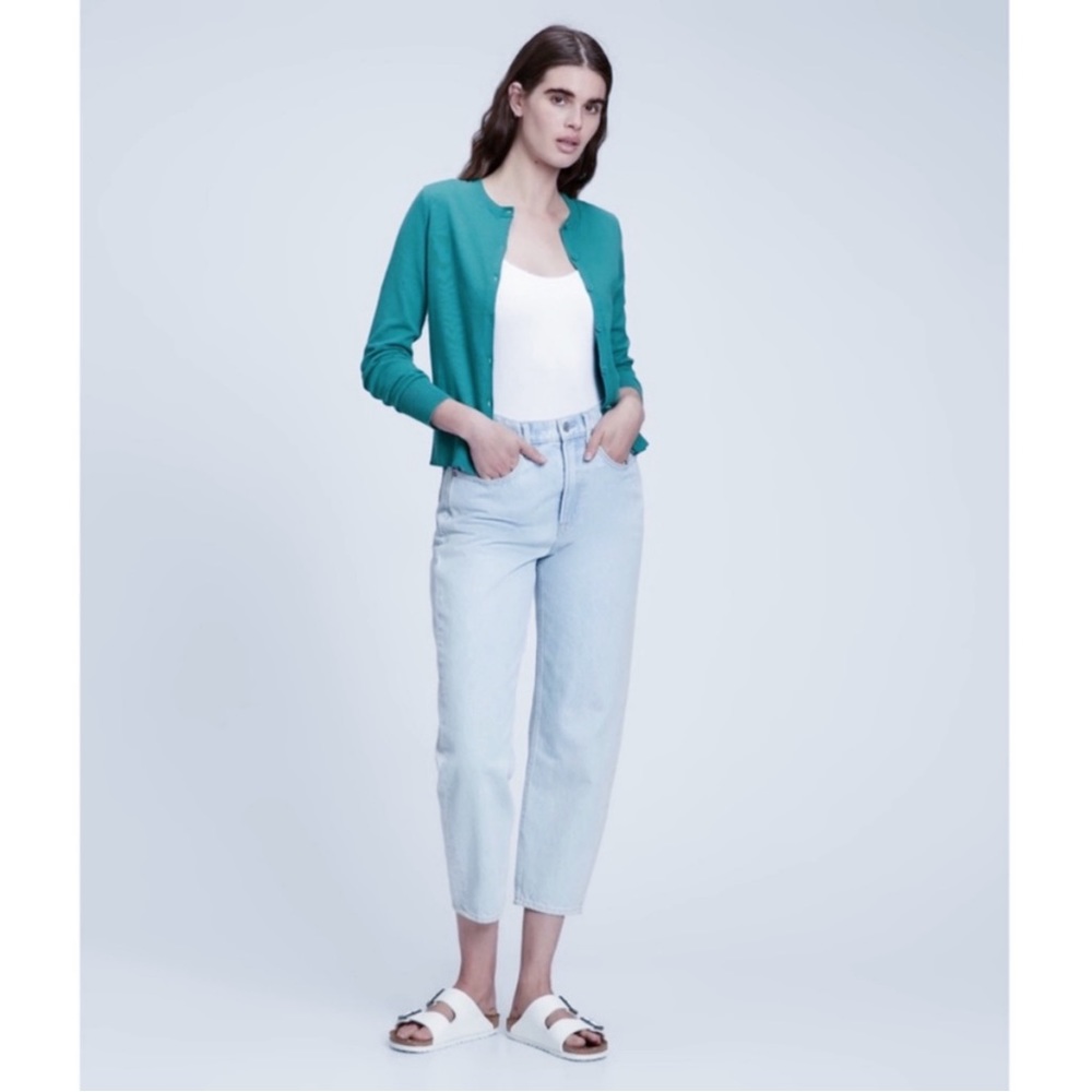 GAP Button Up Cardigan in Teal NEW